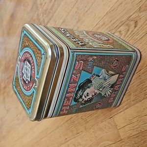 Large Heinz's Pearl Tin Collectible Storage Box Art Deco Style
